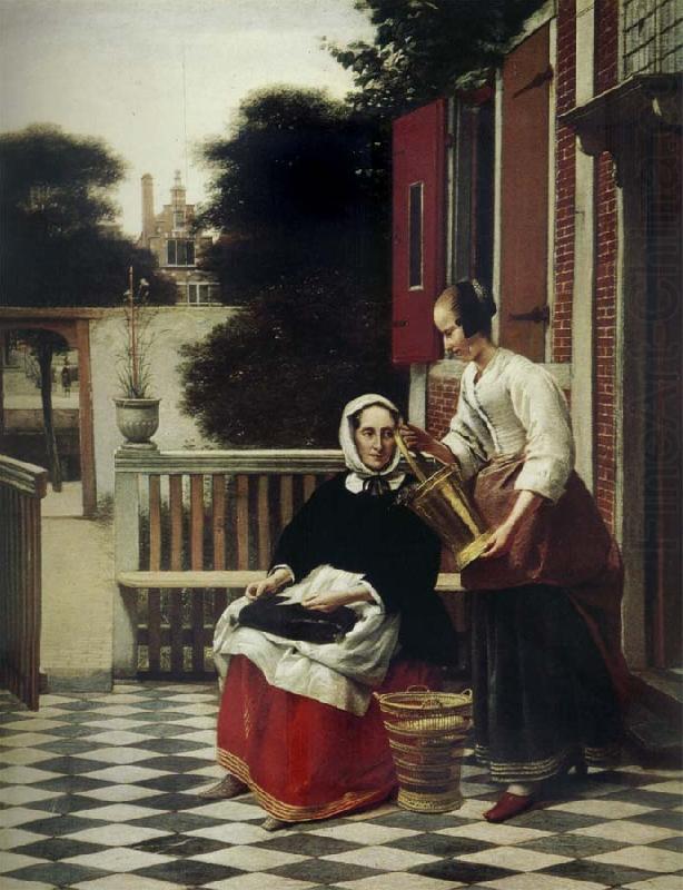 Pieter de Hooch Mirstress and Maid china oil painting image